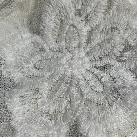 Women's Lace Cardigan Floral Crochet Sheer Beach Cover Ups Long Open Kimono lg - Picture 9 of 10